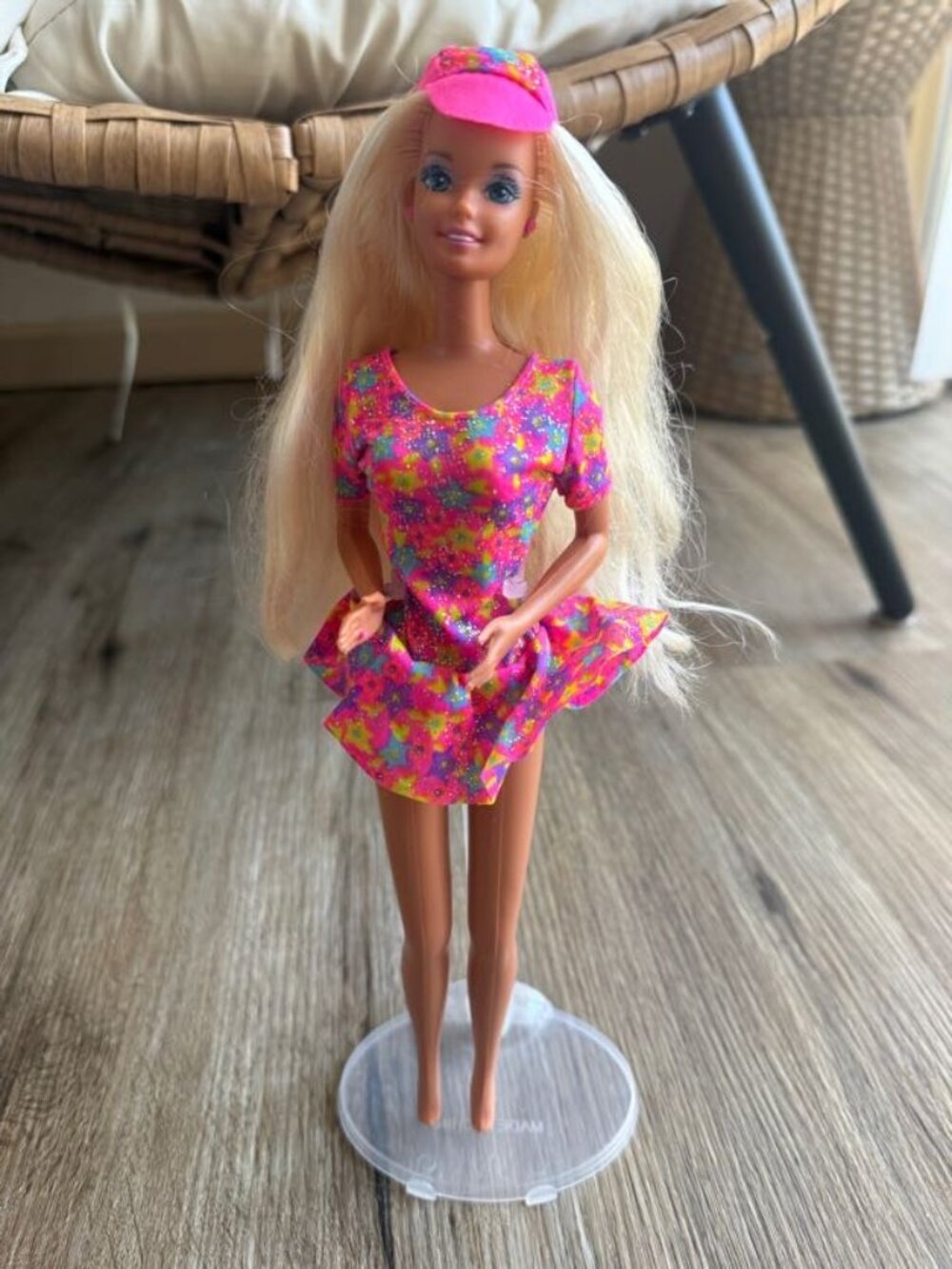 1992 Mattel Caboodles Barbie Doll Vintage with dress and  hat